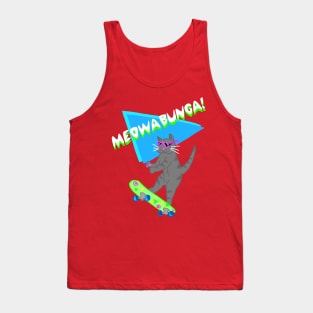 Meowabunga Kitty Cat Tank Top